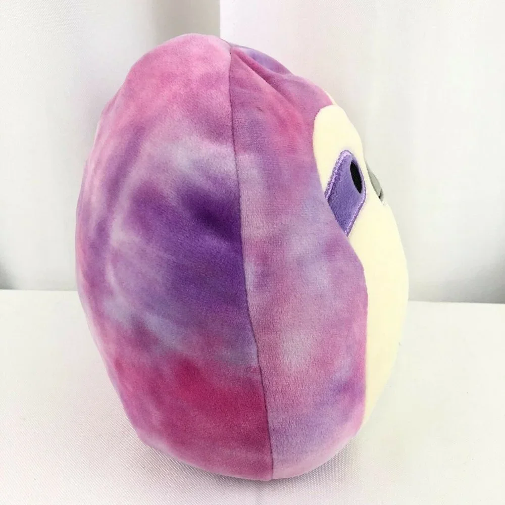 Kellytoy Purple & Pink Tie-Dye Sharie Sloth Squishmallow 8” Plush Stuffed Animal